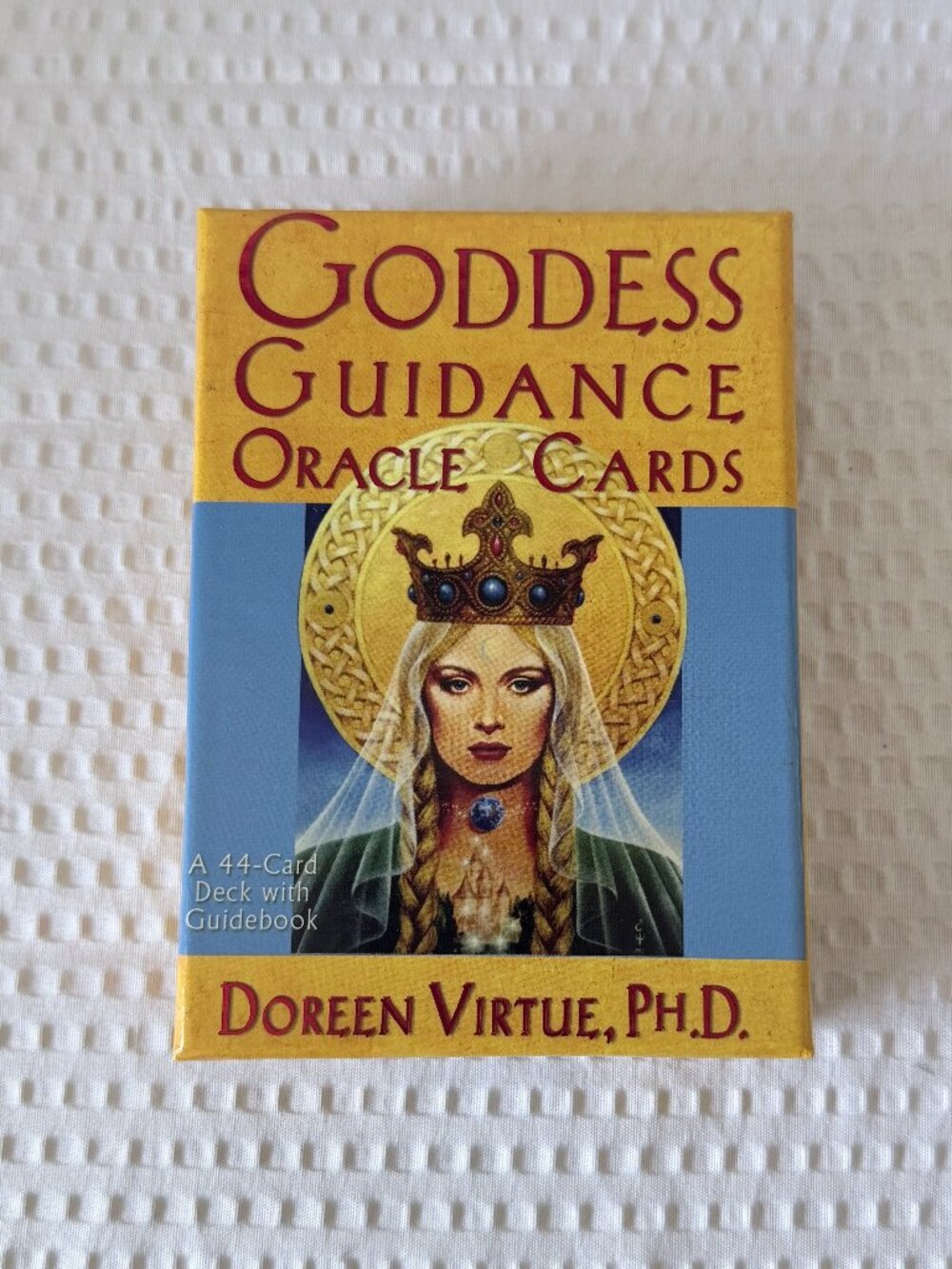 Goddess Guidance Oracle Cards by Doreen Virtue – Blue and Gold Deck